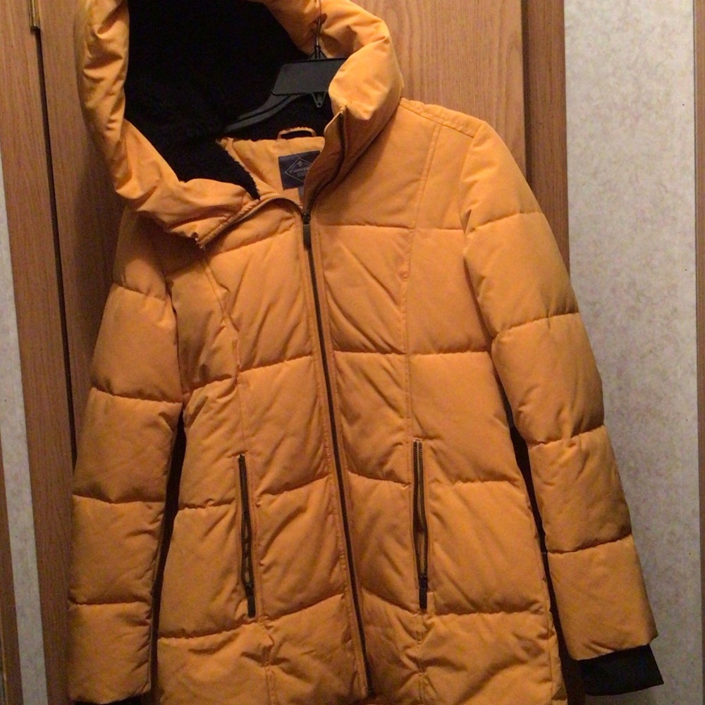 St. John's Bay Mustard Puffer Jacket